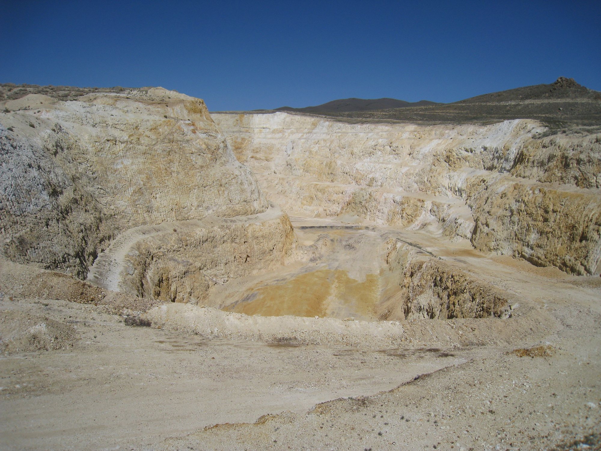 Trinity Silver Project pit, Nevada